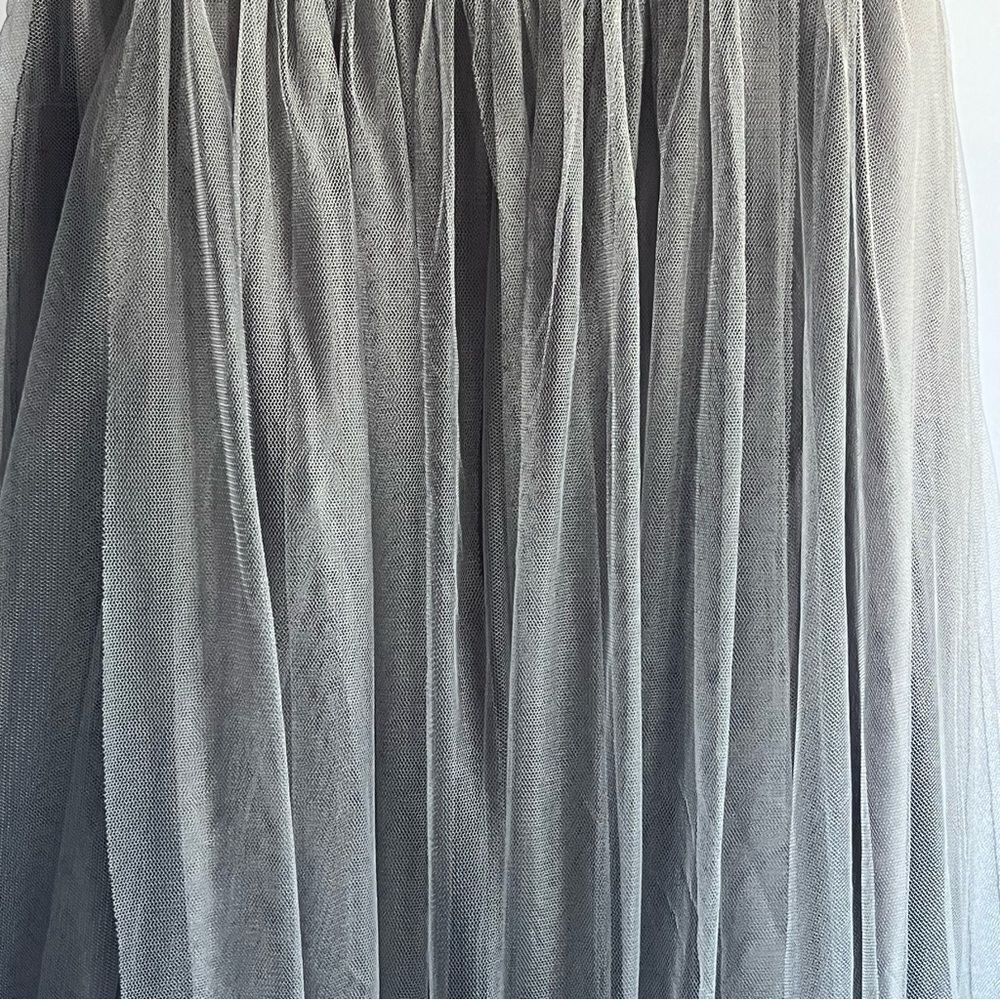 Jenny Yoo Collection Grey Strapless Dress - Picture 5 of 10